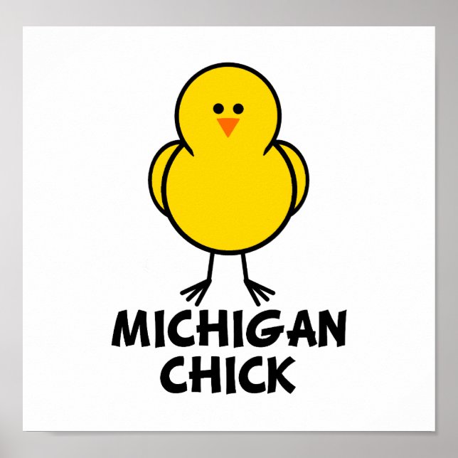 Michigan Chick Poster (Vorne)
