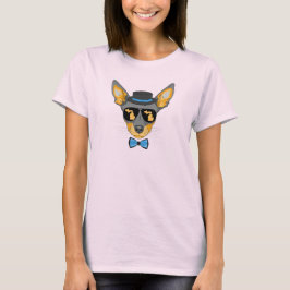 Michigan-Chihuahua mit Sonnenbrille T-Shirt