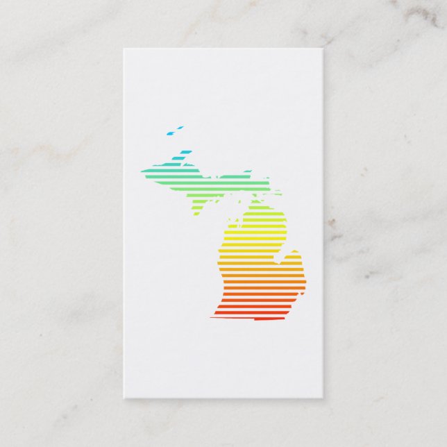 michigan chill fade visitenkarte (Vorderseite)