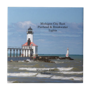 Michigan City East Pier & Breakwater Lights Fliese