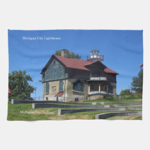 Michigan City Lighthouse Küchentücher