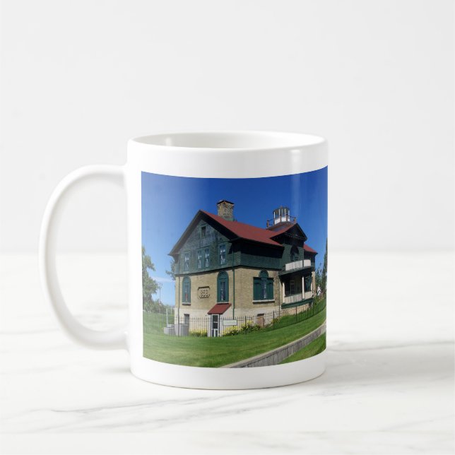 Michigan City Lighthouse Tasse (Links)