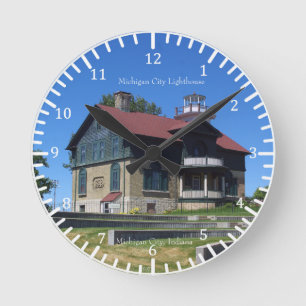 Michigan City Lighthouse Uhr