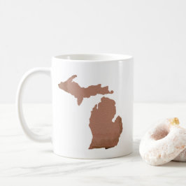 Michigan Copper Silhouette Staat Kaffeetasse