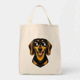 Michigan-Dachshund mit Sonnenbrille Tragetasche