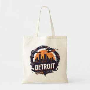 MICHIGAN DETROIT Skyline Benutzerdefiniertes Hochz Tragetasche