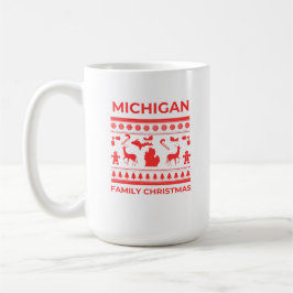 Michigan Family Christmas Tasse