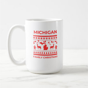 Michigan Family Christmas Tasse