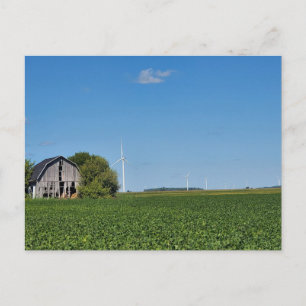 Michigan-Farm Postkarte