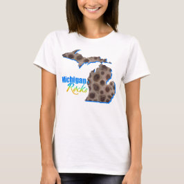 Michigan Felsen | Petoskey stone pattern T - Shirt