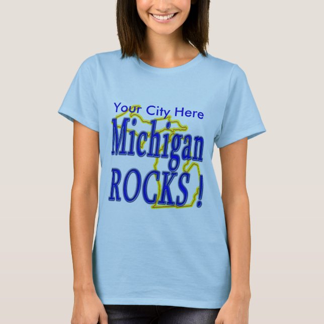 Michigan-Felsen! T-Shirt (Vorderseite)