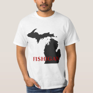 Michigan Fischer Spaß T-Shirt