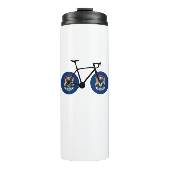 Michigan Flag Cycling Thermosbecher (Vorderseite)