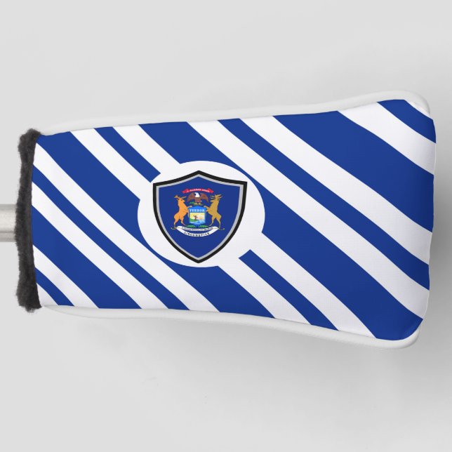 Michigan-Flagge Golf Headcover (Vorderseite)