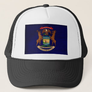 Michigan-Flagge Truckerkappe