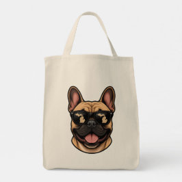 Michigan Französische Bulldogge mit Sonnenbrille Tragetasche