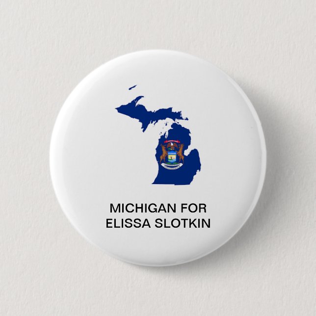 MICHIGAN für Elissa Slotkin Senatsschaltfläche Button (Vorderseite)