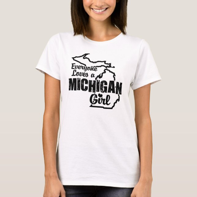 Michigan Girl T-Shirt (Vorderseite)