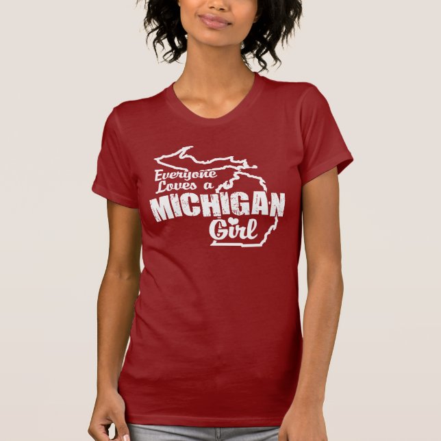 Michigan Girl T-Shirt (Vorderseite)