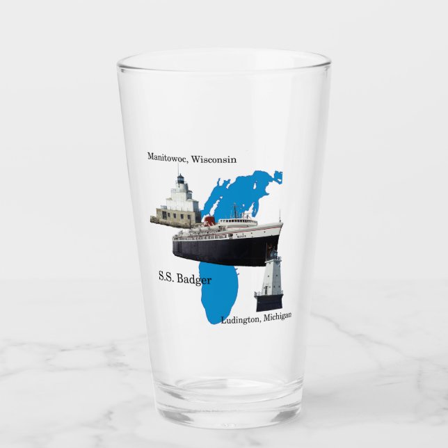 Michigan-Glas Glas (Vorderseite)