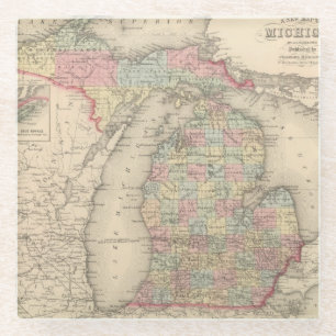 Michigan Glasuntersetzer