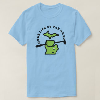 Michigan - Grab Life by Hand™ Golf T - Shirt