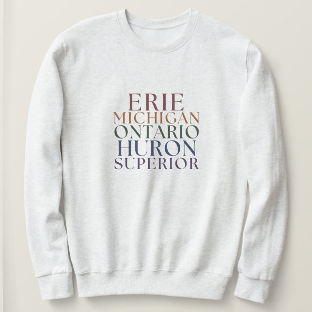 Michigan Great Lakes Pullover Sweatshirt  (Design vorne)