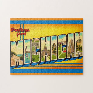 Michigan Greetings Postcard Puzzle