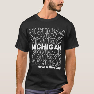 Michigan Grocertasche Danke Staat T-Shirt
