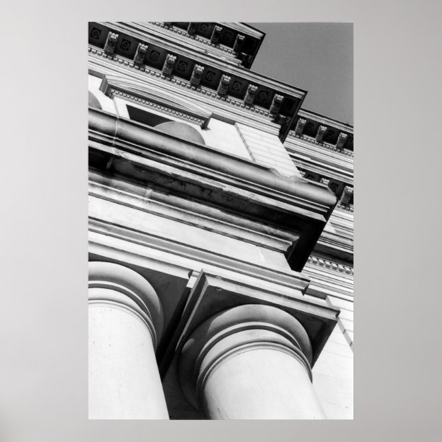 Michigan Hauptstadt Gebäude Poster (Vorne)