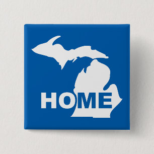 Michigan-Heimat-Button-Abzeichen-Pin außerhalb des Button