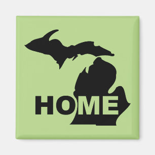 Michigan-Heimat fern der Heimat Kühlschrankmagnet Magnet