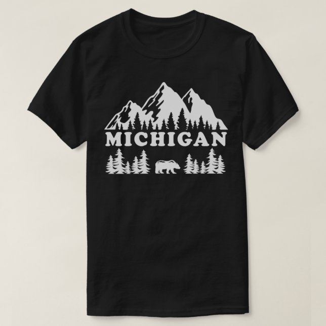 Michigan Hiking T-Shirt (Design vorne)