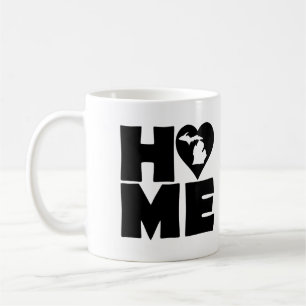 Michigan Home Heart State Becher oder Reisebecher Kaffeetasse