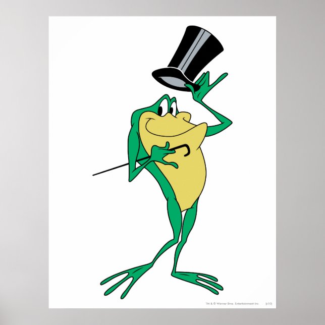 Michigan J. Frog in Farbe Poster (Vorne)