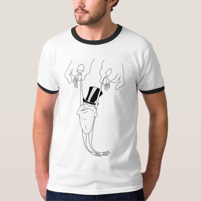 Michigan J. Frosch mit Hilfe T-Shirt (Vorderseite)