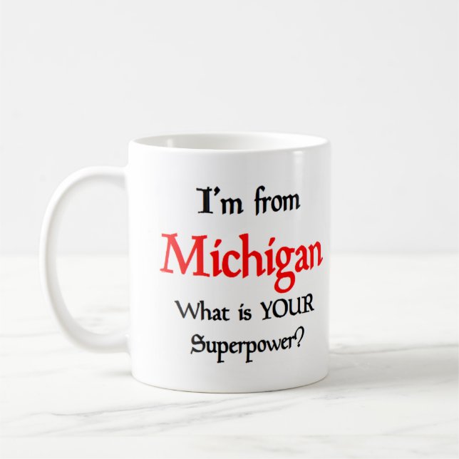 Michigan-Kaffeetasse Kaffeetasse (Links)