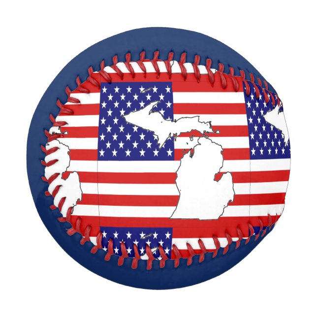 MICHIGAN-KARTE BASEBALL (Vorderseite Links)