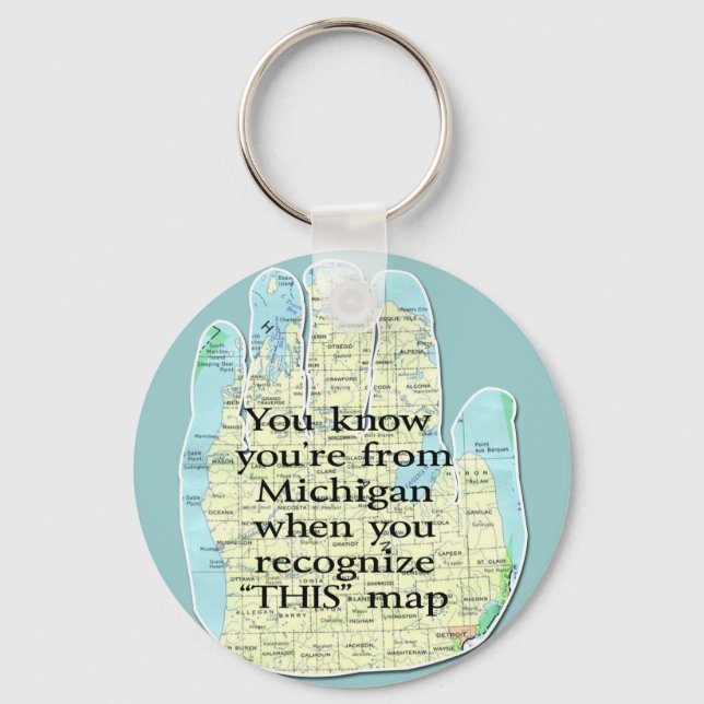 Michigan Key Chains Schlüsselanhänger (Vorderseite)