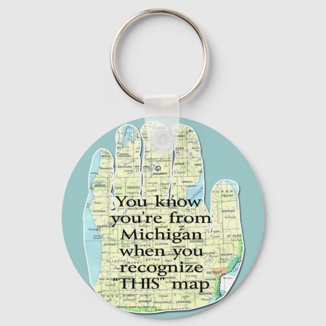 Michigan Key Chains Schlüsselanhänger (Vorderseite)