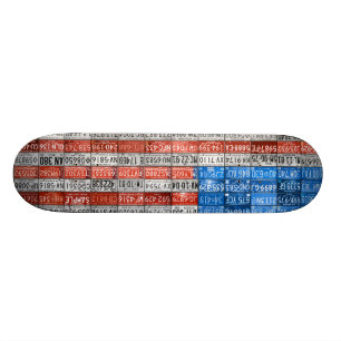 Michigan-Kfz-Kennzeichen-Flagge USA-Skateboard Skateboard
