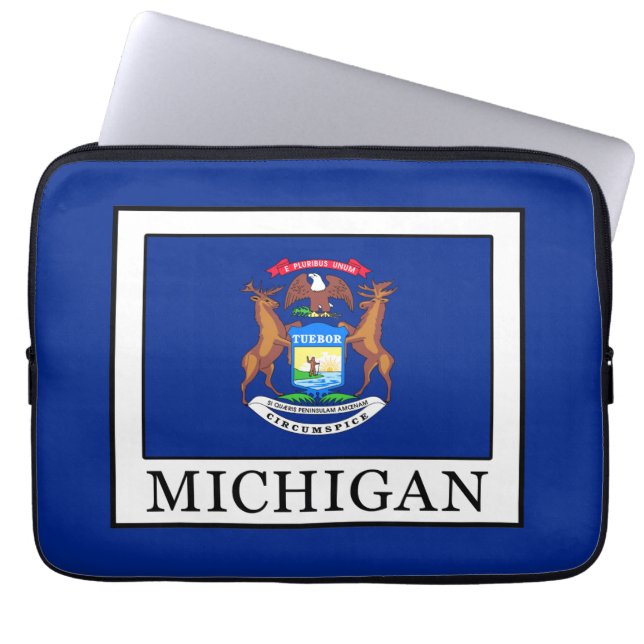Michigan Laptopschutzhülle (Vorderseite)