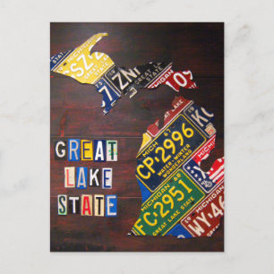 Michigan License Plate Karte