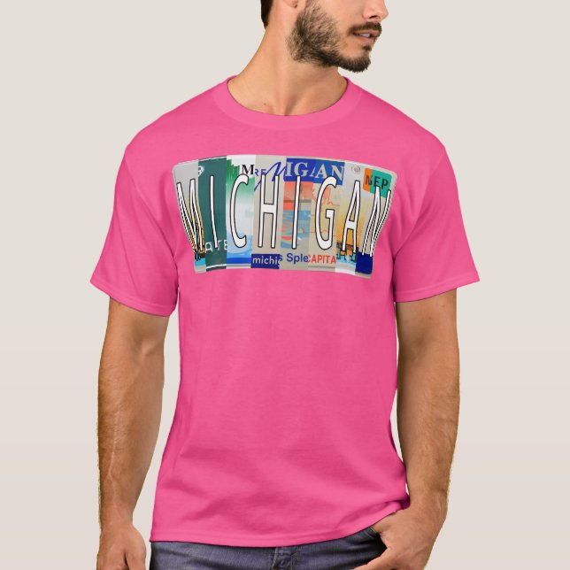 Michigan License Teller T-Shirt (Vorderseite)