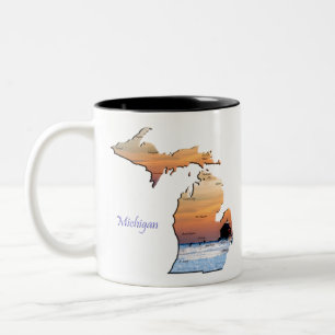 Michigan-Liebe Zweifarbige Tasse