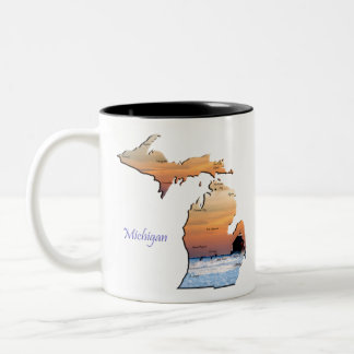 Michigan-Liebe Zweifarbige Tasse