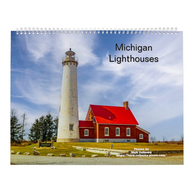Michigan Lighthouse Calendar 2025 Kalender (Titelbild)