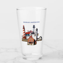 Michigan Lighthouses Glas