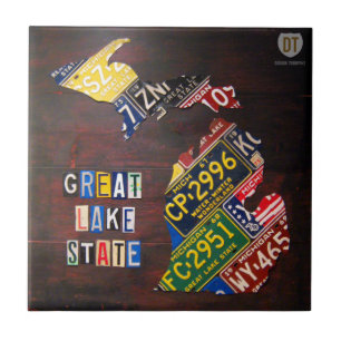 Michigan-Lizenz-Platten-Karten-Keramik-Fliese Fliese