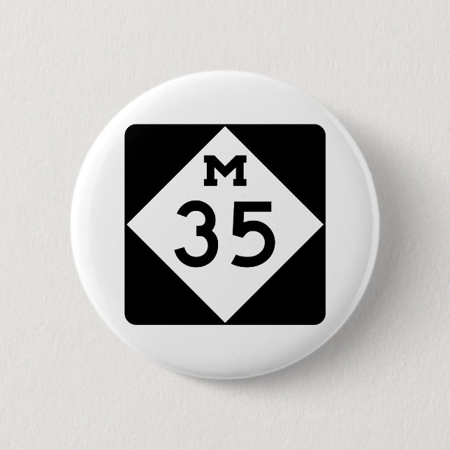 Michigan M-35 Button (Vorderseite)